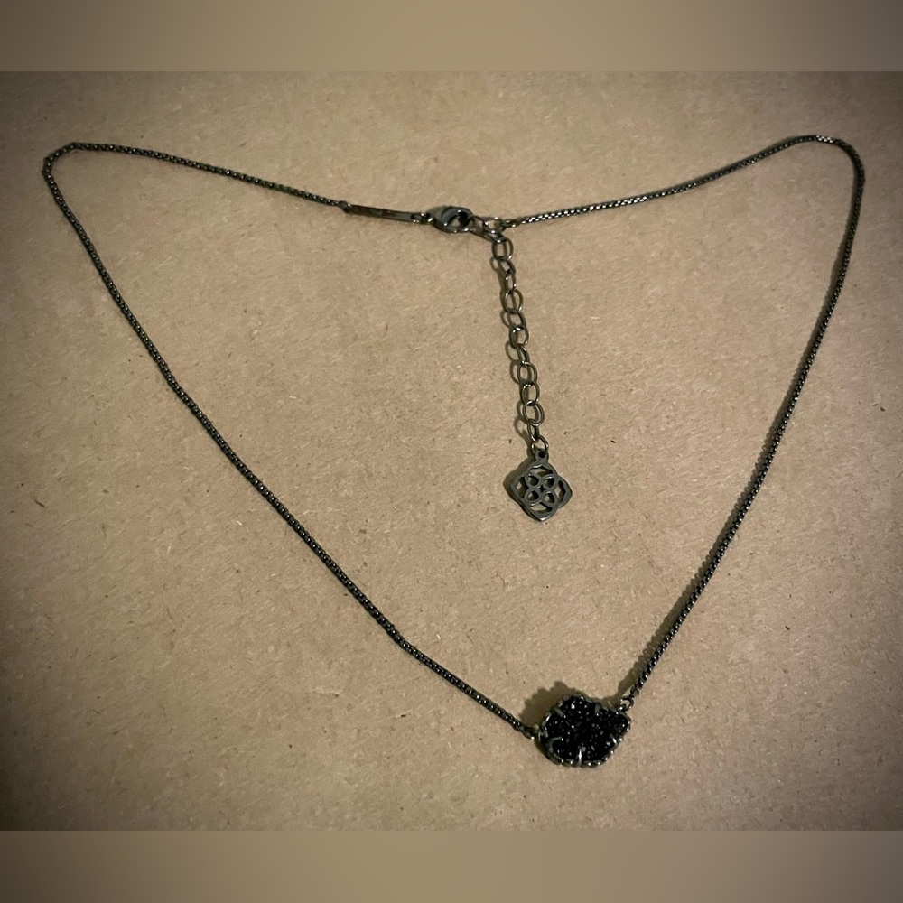 Kendra Scott - Black Drusy and Gunmetal